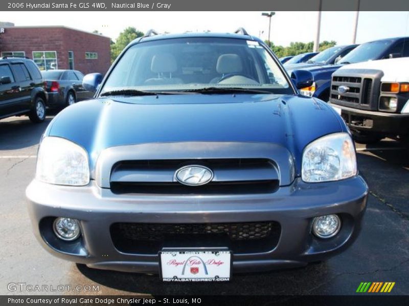 Nautical Blue / Gray 2006 Hyundai Santa Fe GLS 4WD