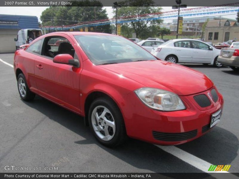 Victory Red / Ebony 2007 Pontiac G5