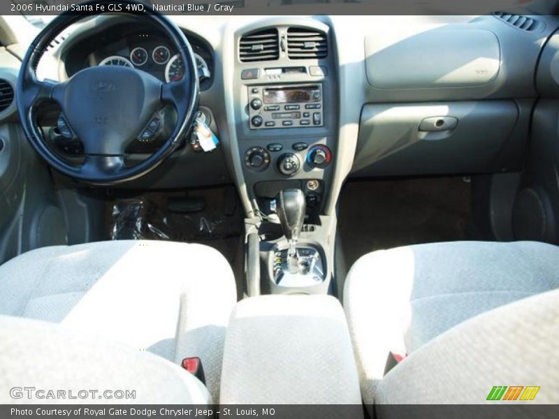 Nautical Blue / Gray 2006 Hyundai Santa Fe GLS 4WD