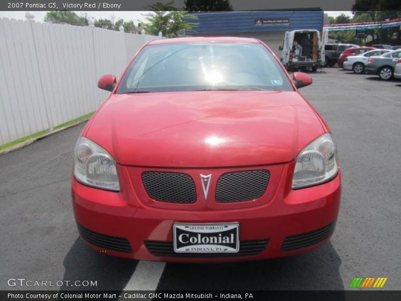 Victory Red / Ebony 2007 Pontiac G5