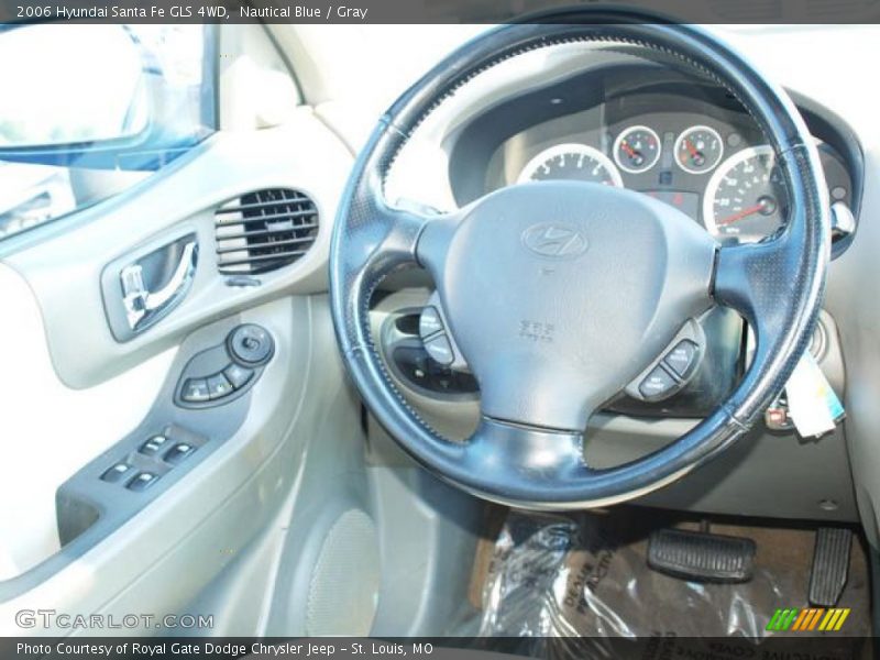 Nautical Blue / Gray 2006 Hyundai Santa Fe GLS 4WD