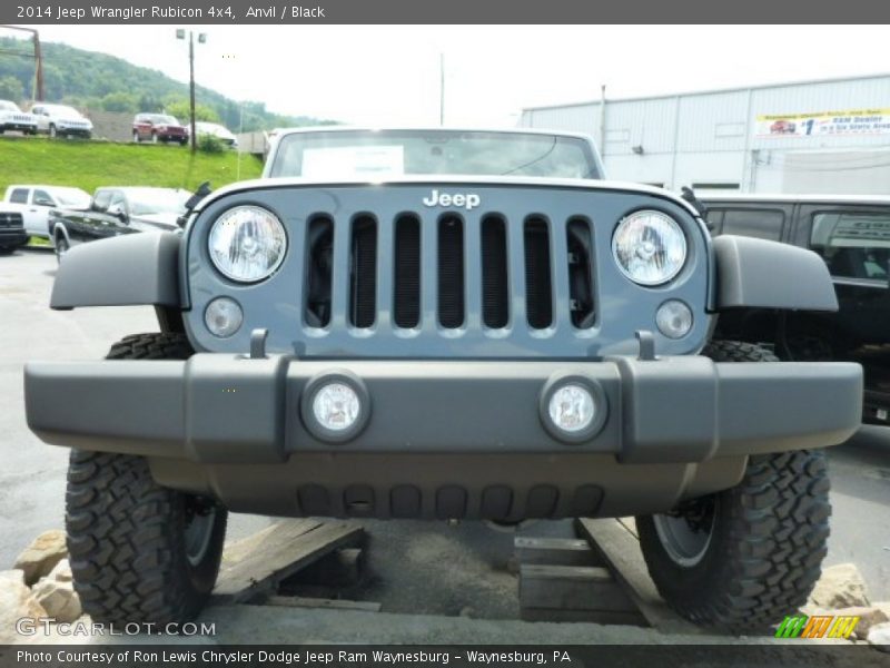 Anvil / Black 2014 Jeep Wrangler Rubicon 4x4
