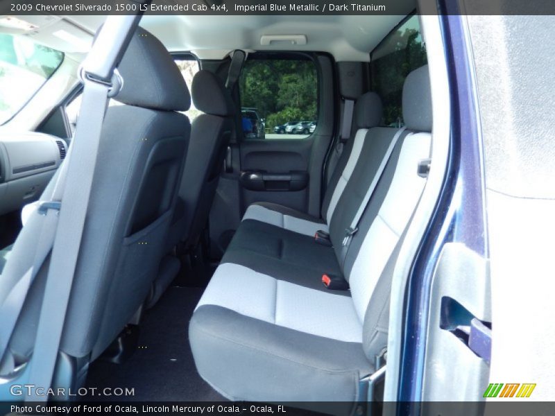 Imperial Blue Metallic / Dark Titanium 2009 Chevrolet Silverado 1500 LS Extended Cab 4x4