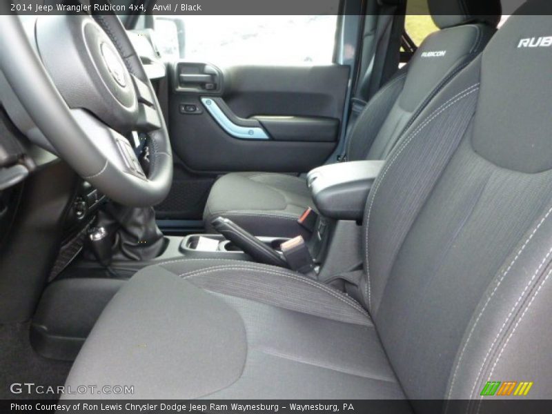 Anvil / Black 2014 Jeep Wrangler Rubicon 4x4