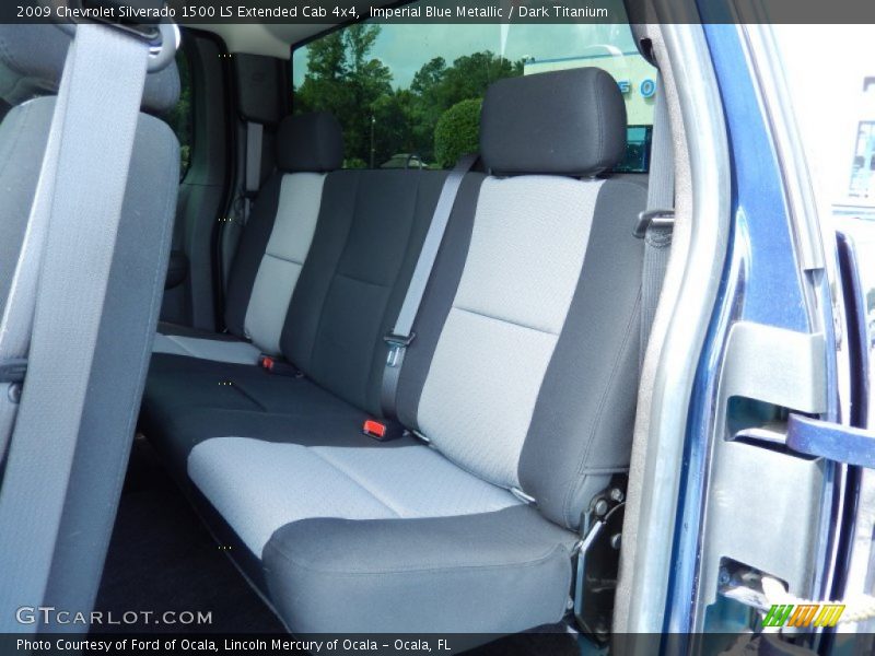 Imperial Blue Metallic / Dark Titanium 2009 Chevrolet Silverado 1500 LS Extended Cab 4x4