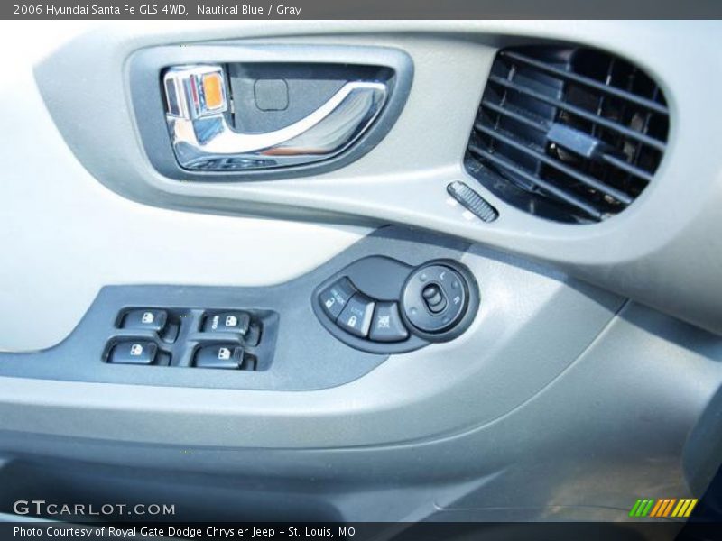 Nautical Blue / Gray 2006 Hyundai Santa Fe GLS 4WD