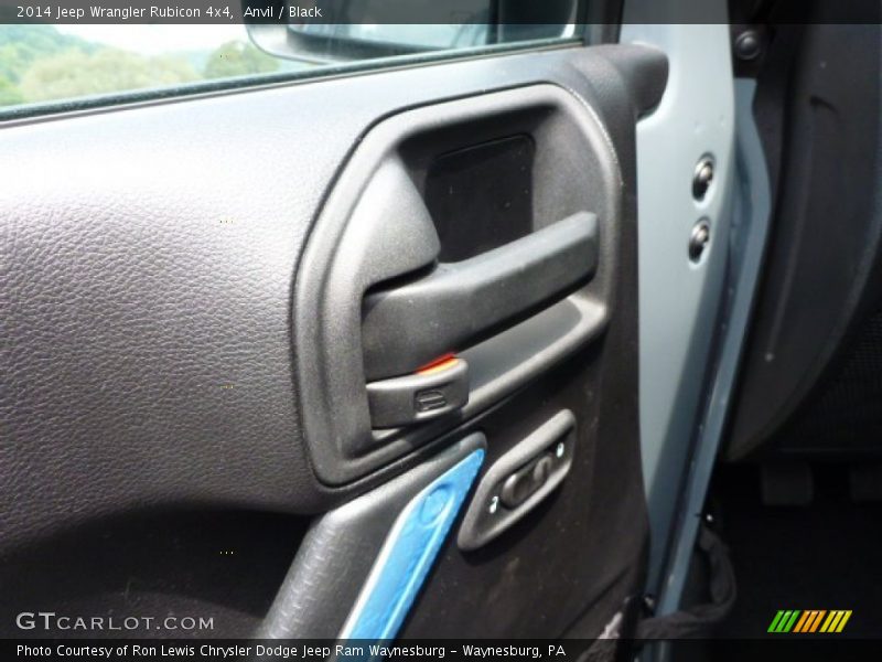 Anvil / Black 2014 Jeep Wrangler Rubicon 4x4