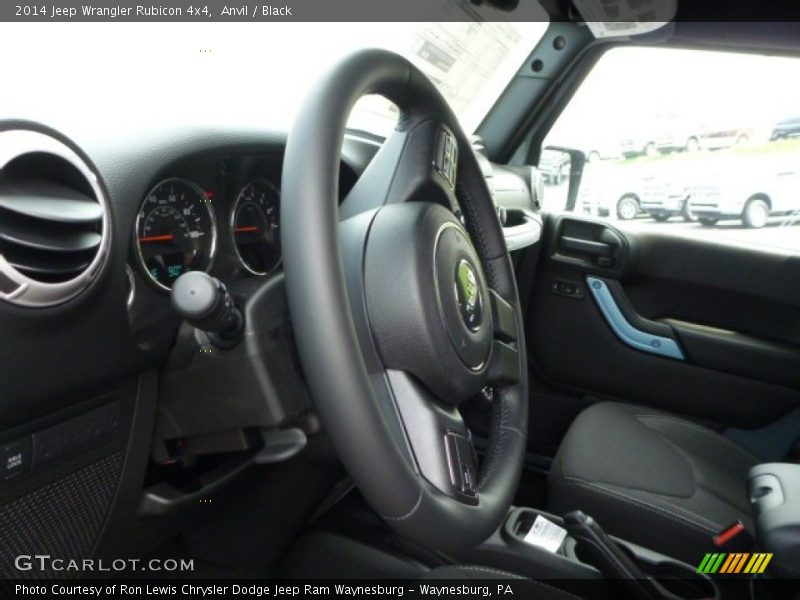 Anvil / Black 2014 Jeep Wrangler Rubicon 4x4