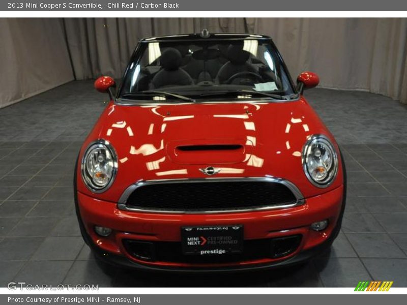 Chili Red / Carbon Black 2013 Mini Cooper S Convertible
