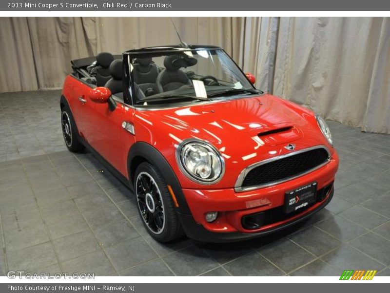 Chili Red / Carbon Black 2013 Mini Cooper S Convertible