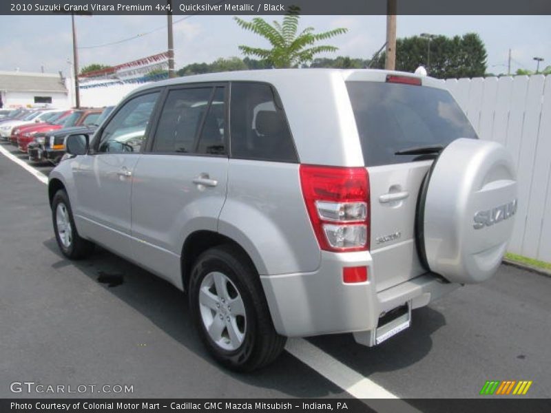 Quicksilver Metallic / Black 2010 Suzuki Grand Vitara Premium 4x4