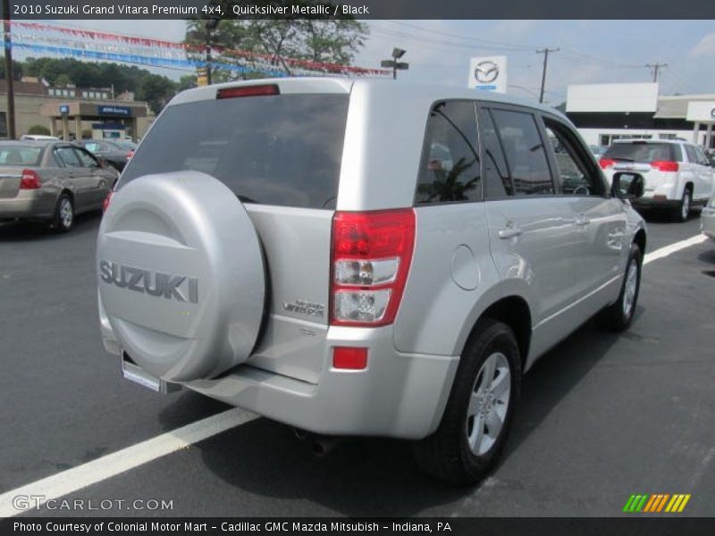 Quicksilver Metallic / Black 2010 Suzuki Grand Vitara Premium 4x4