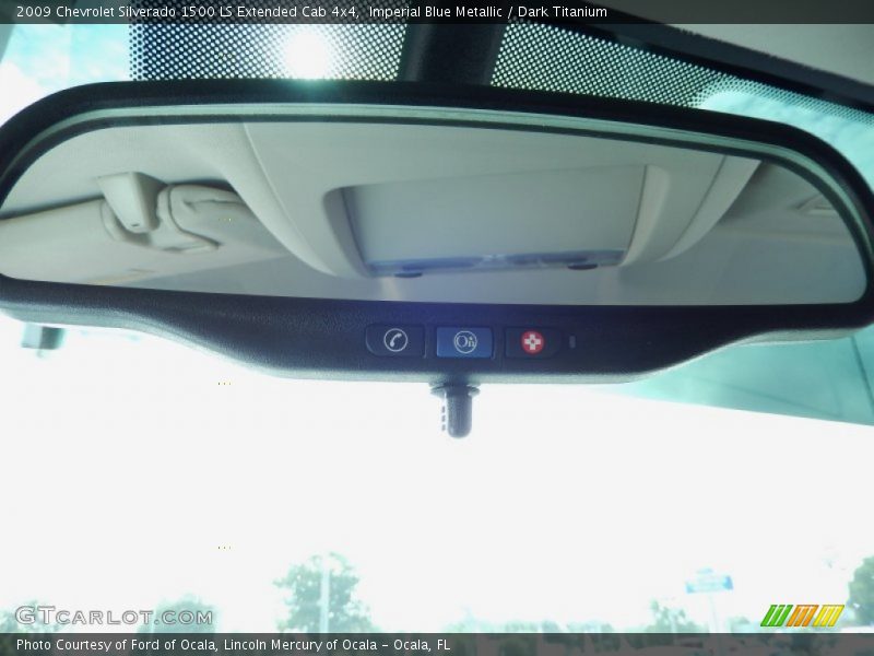 Imperial Blue Metallic / Dark Titanium 2009 Chevrolet Silverado 1500 LS Extended Cab 4x4