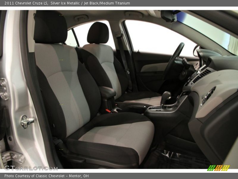 Silver Ice Metallic / Jet Black/Medium Titanium 2011 Chevrolet Cruze LS