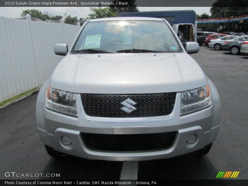 Quicksilver Metallic / Black 2010 Suzuki Grand Vitara Premium 4x4