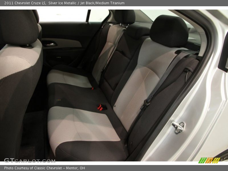 Silver Ice Metallic / Jet Black/Medium Titanium 2011 Chevrolet Cruze LS