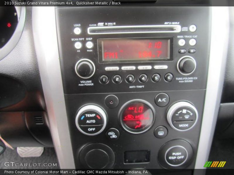 Controls of 2010 Grand Vitara Premium 4x4