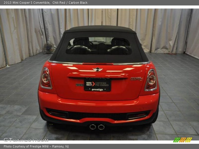 Chili Red / Carbon Black 2013 Mini Cooper S Convertible