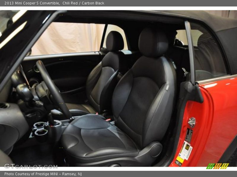 Chili Red / Carbon Black 2013 Mini Cooper S Convertible