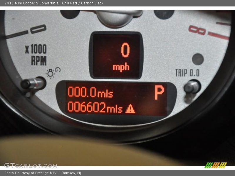 Chili Red / Carbon Black 2013 Mini Cooper S Convertible