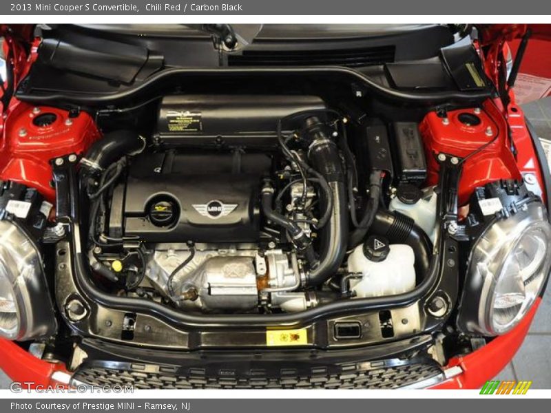 Chili Red / Carbon Black 2013 Mini Cooper S Convertible