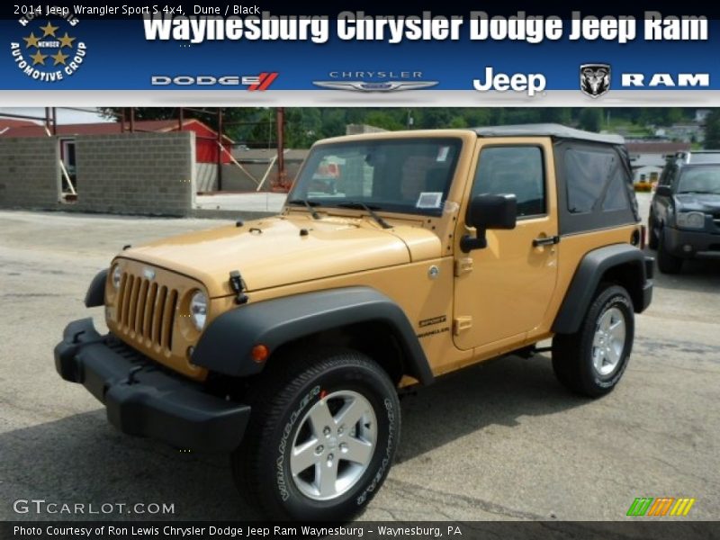 Dune / Black 2014 Jeep Wrangler Sport S 4x4