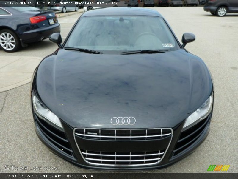 Phantom Black Pearl Effect / Black 2012 Audi R8 5.2 FSI quattro