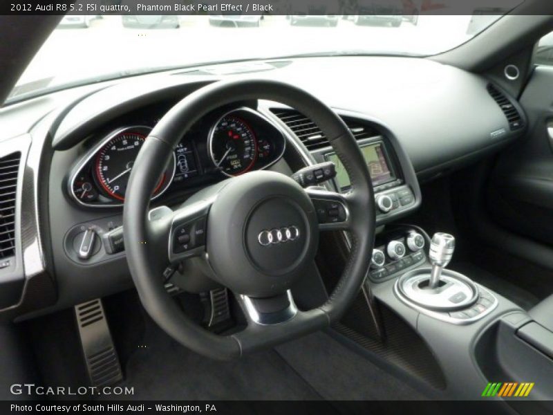Phantom Black Pearl Effect / Black 2012 Audi R8 5.2 FSI quattro