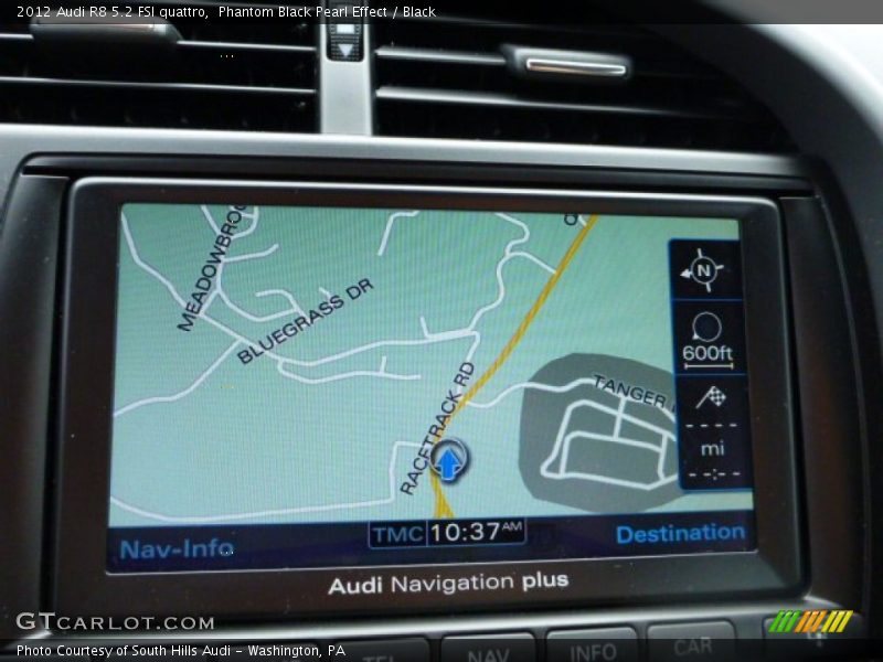 Navigation of 2012 R8 5.2 FSI quattro