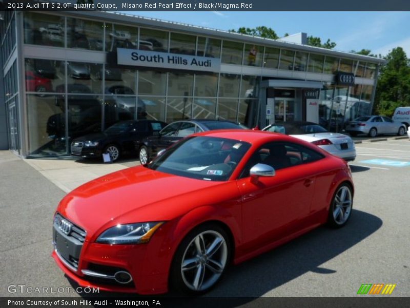 Misano Red Pearl Effect / Black/Magma Red 2013 Audi TT S 2.0T quattro Coupe