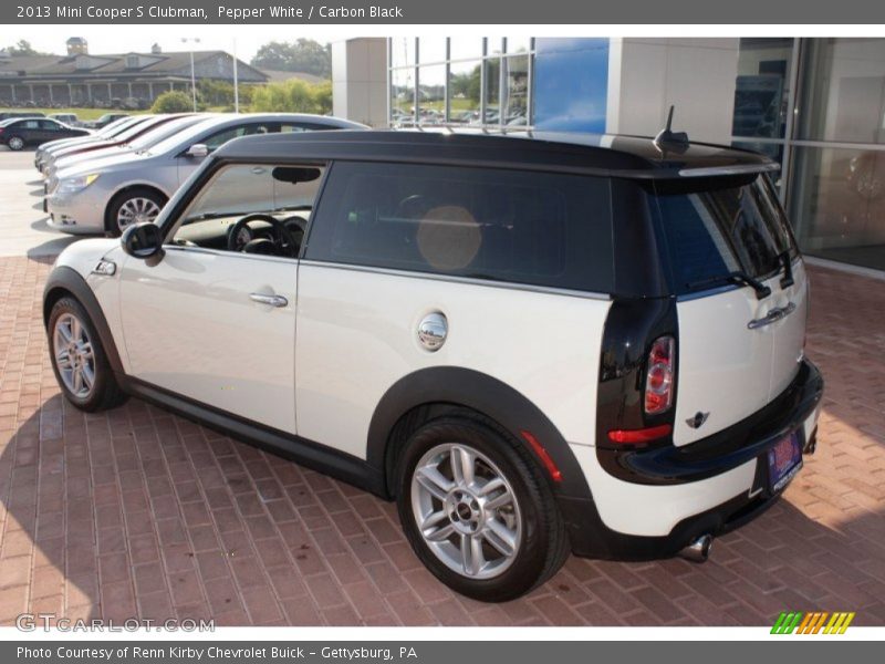 Pepper White / Carbon Black 2013 Mini Cooper S Clubman