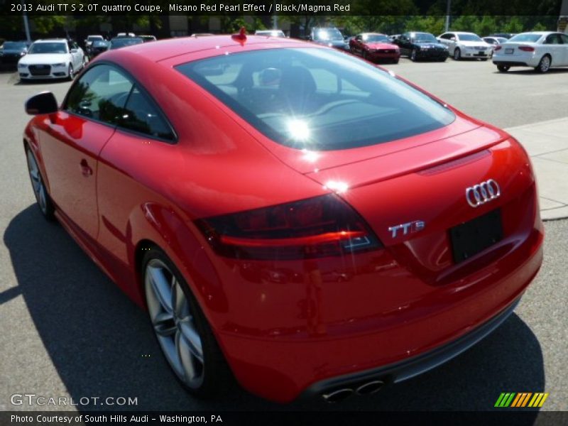 Misano Red Pearl Effect / Black/Magma Red 2013 Audi TT S 2.0T quattro Coupe