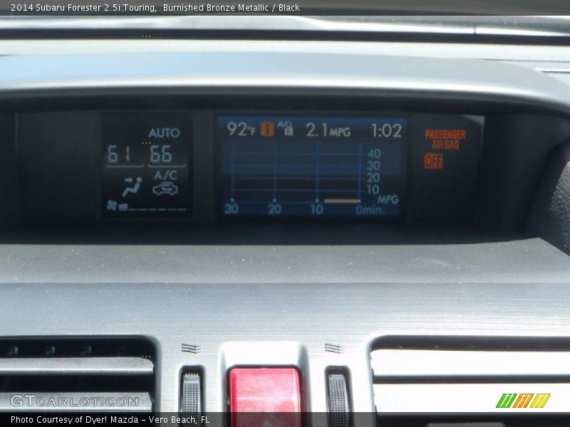 Burnished Bronze Metallic / Black 2014 Subaru Forester 2.5i Touring