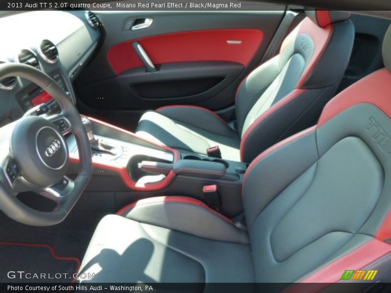  2013 TT S 2.0T quattro Coupe Black/Magma Red Interior