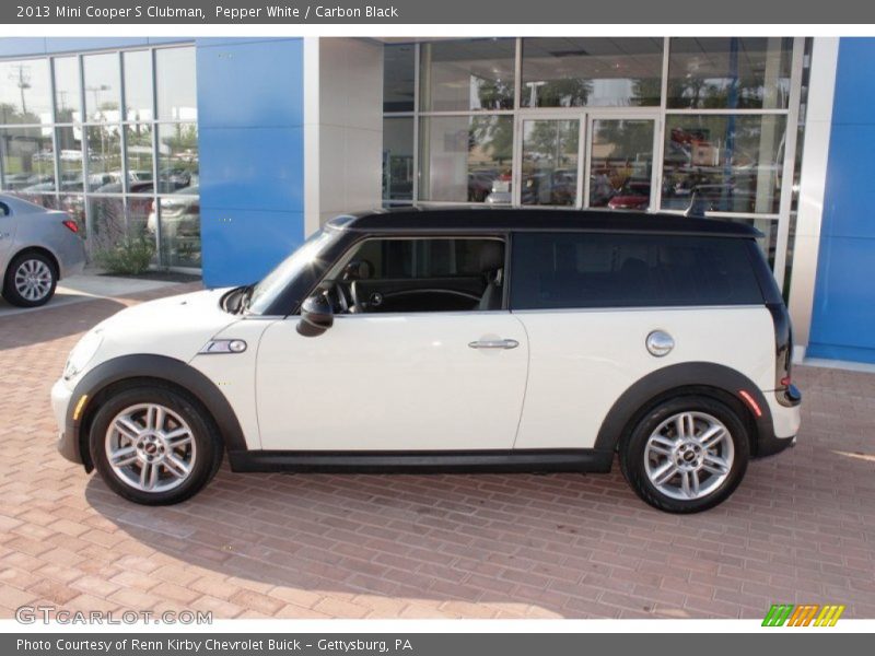 Pepper White / Carbon Black 2013 Mini Cooper S Clubman
