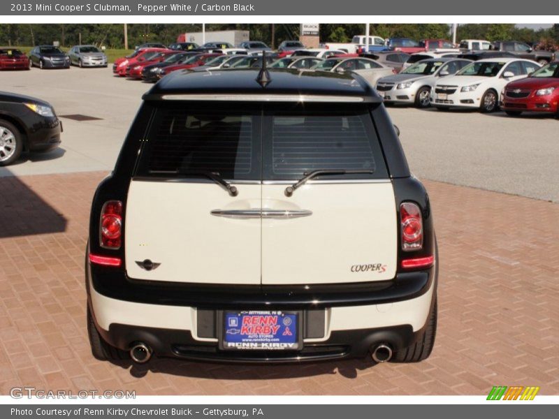 Pepper White / Carbon Black 2013 Mini Cooper S Clubman