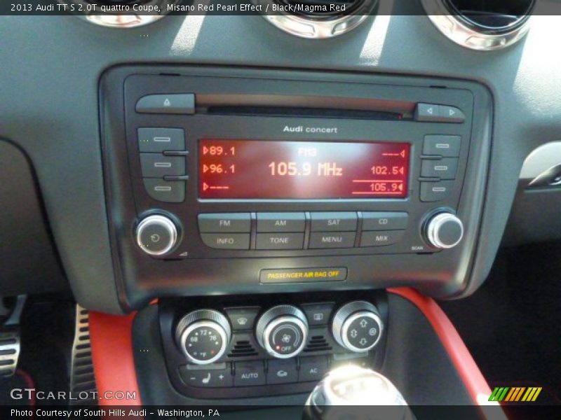 Controls of 2013 TT S 2.0T quattro Coupe
