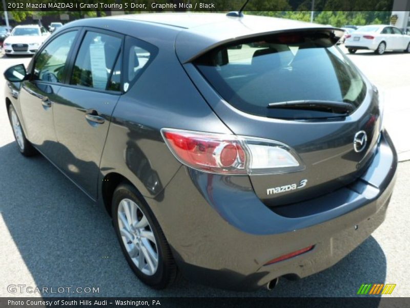 Graphite Mica / Black 2012 Mazda MAZDA3 i Grand Touring 5 Door