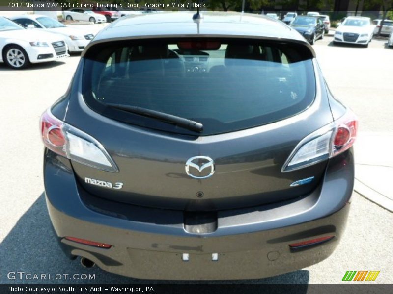 Graphite Mica / Black 2012 Mazda MAZDA3 i Grand Touring 5 Door