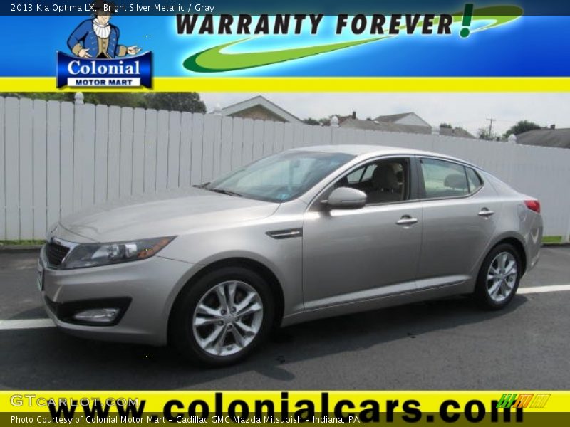 Bright Silver Metallic / Gray 2013 Kia Optima LX
