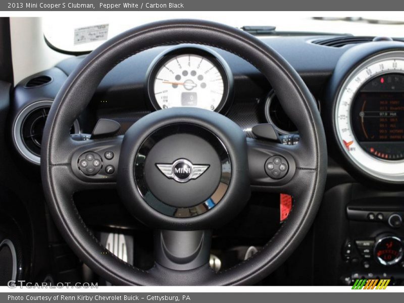 Pepper White / Carbon Black 2013 Mini Cooper S Clubman