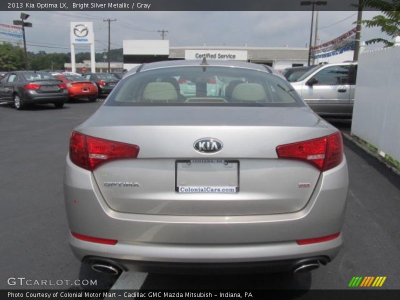 Bright Silver Metallic / Gray 2013 Kia Optima LX
