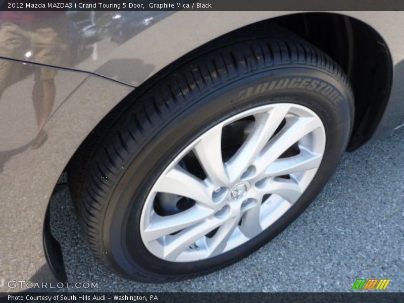 Graphite Mica / Black 2012 Mazda MAZDA3 i Grand Touring 5 Door
