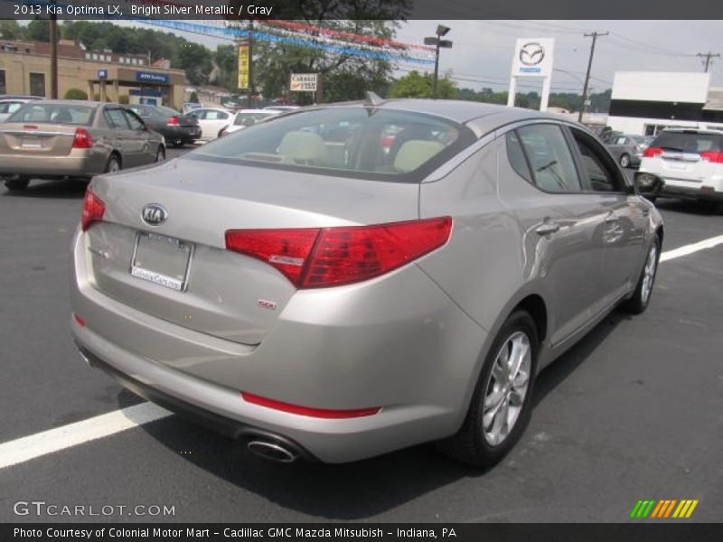 Bright Silver Metallic / Gray 2013 Kia Optima LX