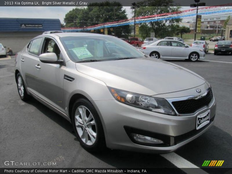 Bright Silver Metallic / Gray 2013 Kia Optima LX