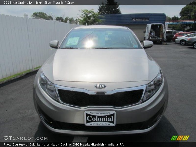 Bright Silver Metallic / Gray 2013 Kia Optima LX