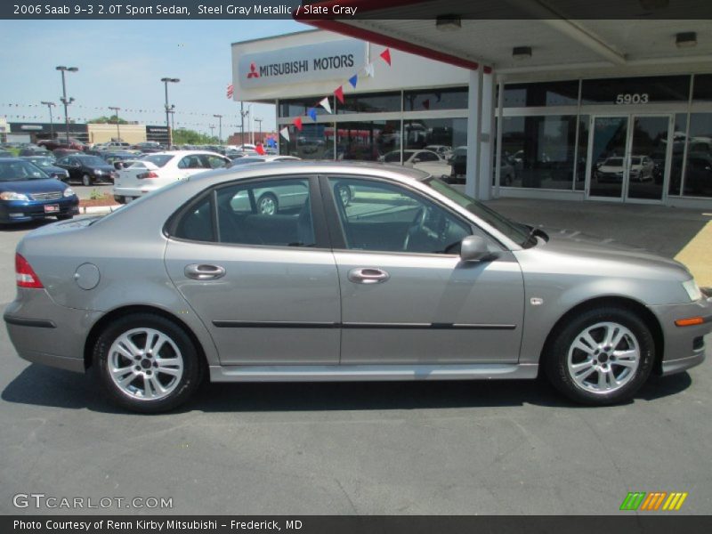 Steel Gray Metallic / Slate Gray 2006 Saab 9-3 2.0T Sport Sedan