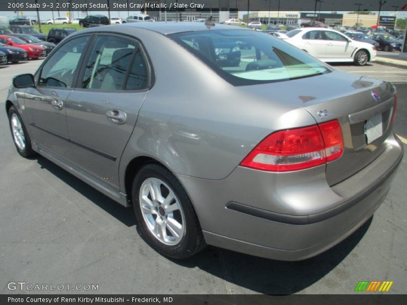 Steel Gray Metallic / Slate Gray 2006 Saab 9-3 2.0T Sport Sedan