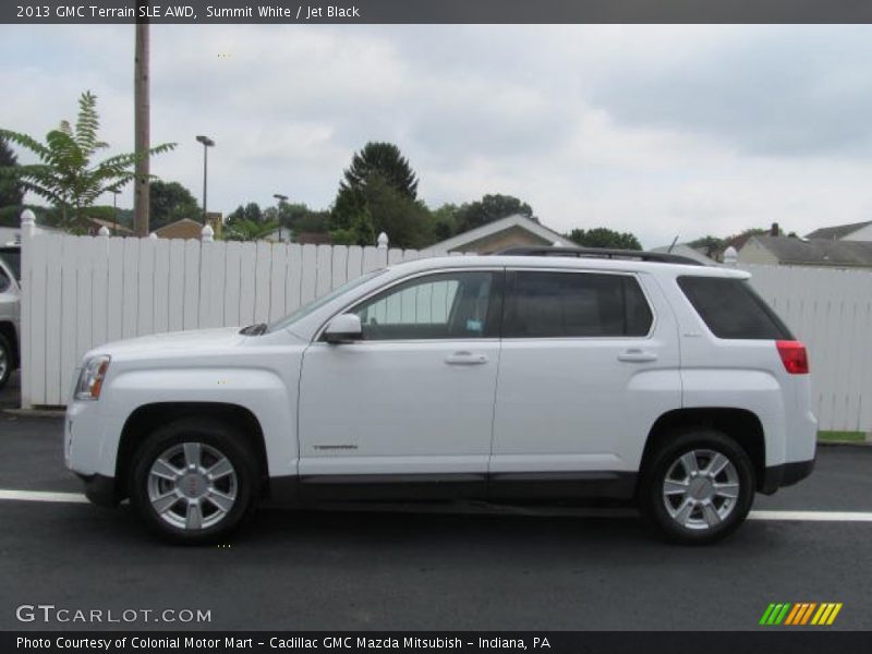 Summit White / Jet Black 2013 GMC Terrain SLE AWD