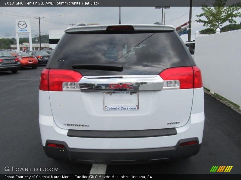 Summit White / Jet Black 2013 GMC Terrain SLE AWD
